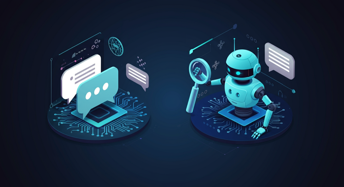 AI Agent vs Chatbot - The difference between reactive chatbots and autonomous AI agents