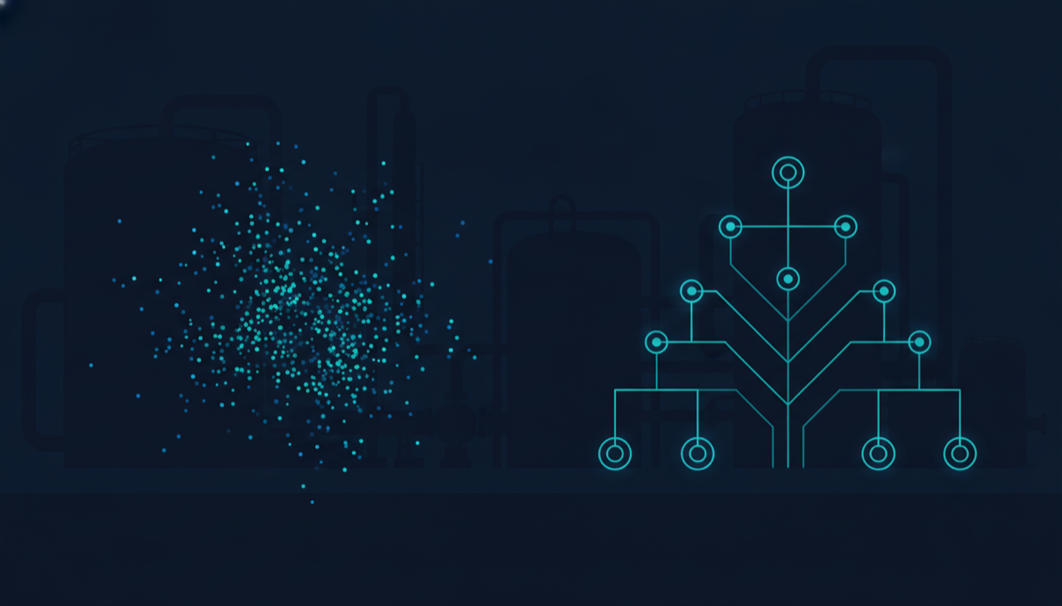 An asset framework hierarchy bringing structure to scattered historian tags