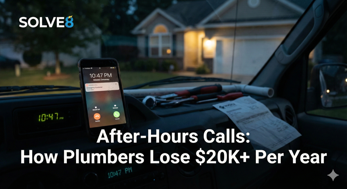 Plumber After Hours Calls Lost Revenue