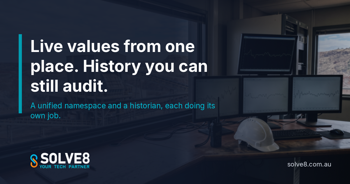 Unified Namespace vs Historian: What Each One Keeps